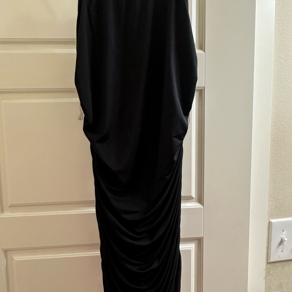 Windsor Black Ruched Bodycon Mini Dress - Picture 3 of 6
